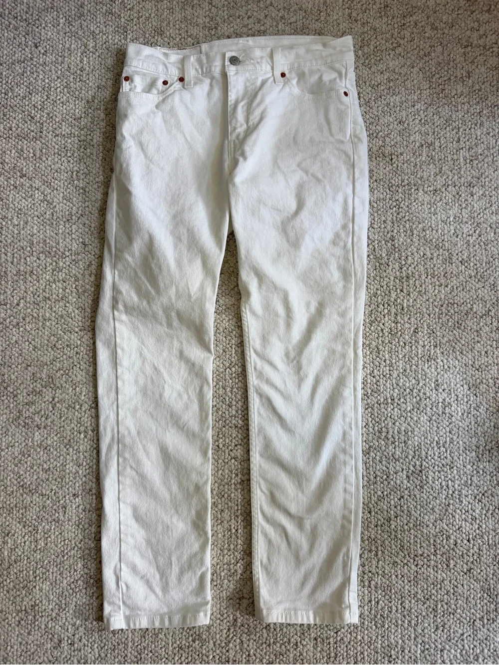 Levi's Men's 511 Slim Fit Straight Leg Jeans, White, 30x30